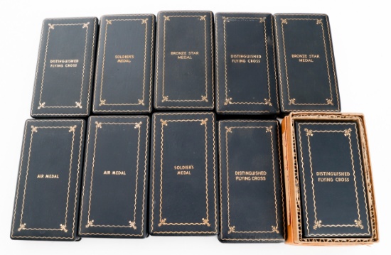 WWII US ARMED FORCES MEDAL AWARD BOXES