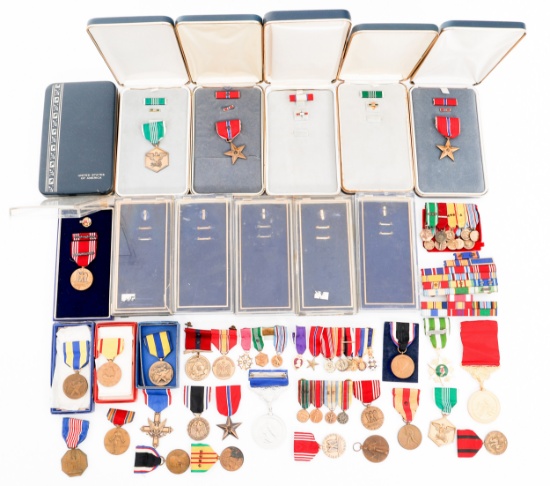WWII - COLD WAR US ARMED FORCES MEDALS