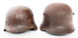 WWI - WWII GERMAN M16 & M40 HELMET SHELLS