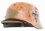WWII GERMAN LUFTWAFFE M40 SD CAMO COMBAT HELMET