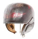 WWI USMC PILOT LEATHER HARDBACK FLIGHT HELMET