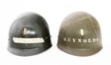 WWII - KOREAN WAR US ARMY OFFICER M1 HELMET LINERS