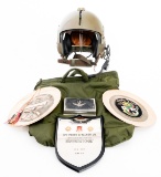 VIETNAM WAR US ARMY ATTRIBUTED APH-5 FLIGHT HELMET