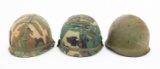 COLD WAR US ARMY M1 COMBAT HELMETS