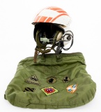 COLD WAR US NAVY SPH-3C HELICOPTER FLIGHT HELMET