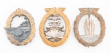 WWII GERMAN KRIEGSMARINE WAR BADGES