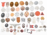 WWII GERMAN TINNIES & BADGES