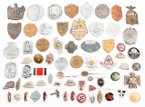 WWII GERMAN NSDAP & ORGANIZATION TINNIES