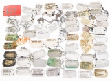 WWII US ARMY DOG TAGS