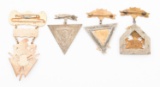 KNIGHTS OF PYTHIAS MEMBERSHIP & TRUSTEE BADGES