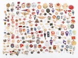 COLD WAR SOVIET UNION MILITARY & POLITICAL BADGES