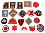 WWI & POST-WWI US ARMY SHOULDER PATCHES