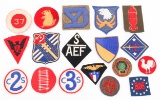 WWI - PRE WWII US ARMY CORPS & DIVISION PATCHES