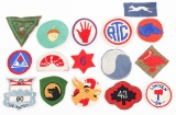 WWI - PRE WWII US ARMY INFANTRY DIVISION PATCHES