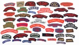 WWII CANADIAN REGIMENTAL SHOULDER TABS