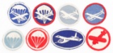 WWII US ARMY AIRBORNE & PARATROOPER CAP PATCHES