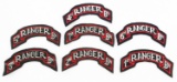 WWII US ARMY RANGER BATTALION PATCHES