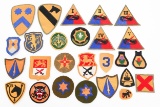 WWII US ARMY ARMORED & CAVALRY DIVISION PATCHES