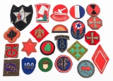 WWII - POST WAR OCCUPATION US THEATER MADE PATCHES