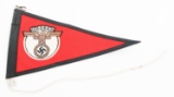 WWII GERMAN NSKK PENNANT FLAG
