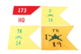 MODERN US ARMY CAVALRY GUIDON FLAGS