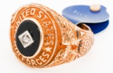 WWII USAAF 10K GOLD SIGNET RING