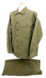 WWII US ARMY 2nd PATTERN HBT UNIFORM