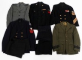 WWII US NAVY TUNICS & TROUSERS