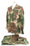 BUSH WAR RHODESIAN CAMO UNIFORM & INFANTRY BELT