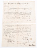 1773 JOHN HANCOCK RI LAND PURCHASE FROM J. SABIN
