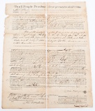 1842 PENN D. McLAUGHLIN & A. GILMORE LAND DOCUMENT