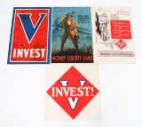 WWI US VICTORY LIBERTY LOAN WAR BOND POSTERS