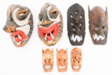 ETHNOGRAPHIC TOURIST TRADE MASKS