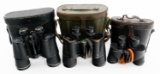 WWII - COLD WAR USN & JAPANESE CIVLIAN BINOCULARS