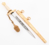 REENACTOR WWII GERMAN KRIEGSMARINE DRESS DAGGER