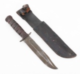 WWII - KOREAN WAR US FIGHTING KNIFE by UTICA