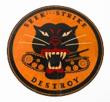 US ARMY TANK DESTROYER BATTALION WOODEN PLAQUE