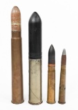 WWI - WWII US ARTILLERY AMMUNITION ROUNDS