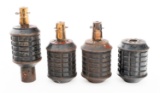 INERT WWII JAPANESE TYPE 91 & 97 HAND GRENADES