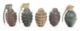 WWII - COLD WAR US Mk II PINEAPPLE & M26 GRENADES