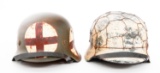 REFURBISHED WWII GERMAN M40 & M42 COMBAT HELMETS