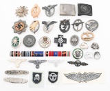REENACTOR WWI - WWII GERMAN BADGES, DECALS & MEDAL