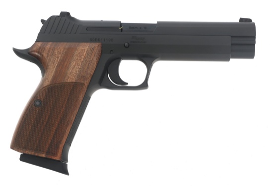 SIG SAUER MODEL P210 9mm CALIBER PISTOL