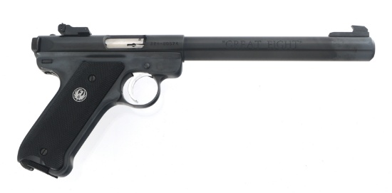 RUGER MKII GREAT EIGHT 22 CAL TARGET PISTOL