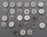 WWII BETHLEHEM STEEL CO SHIPYARD ID PIN BADGES
