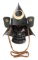 JAPANESE EDO PERIOD LACQUERED COURT HELMET