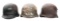 WWII GERMAN DUG RELIC FIREMAN & COMBAT HELMETS
