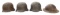 WWII GERMAN & BRITISH DUG RELIC COMBAT HELMETS