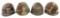 COLD WAR US ARMY M1 COMBAT HELMETS WITH LINERS
