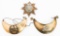 19th C. FRENCH GORGETS & SACHSEN CAP BADGE